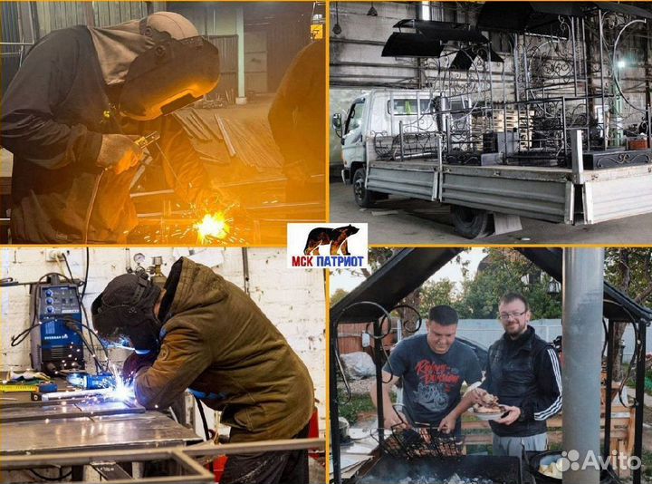 Беседка с мангалом