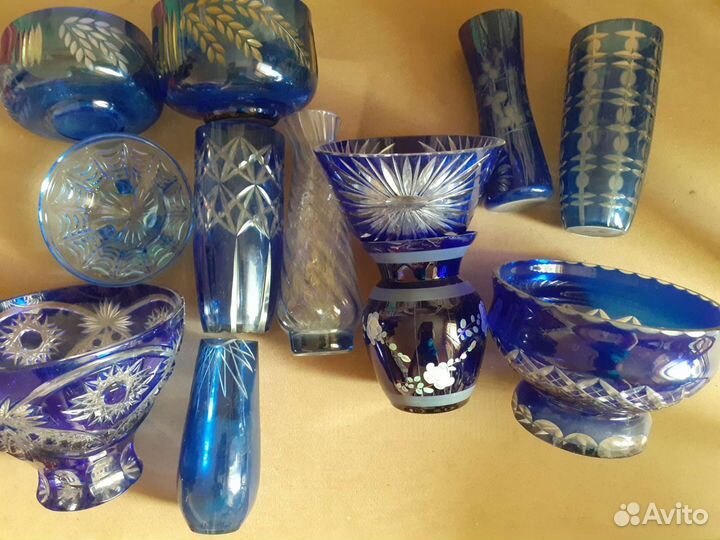 Стекло цветное СССР чсср