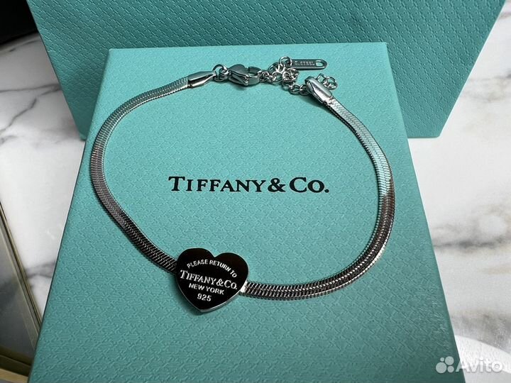 Tiffany браслет сердце