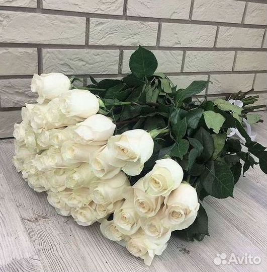 Розы высокие Доставка цветов