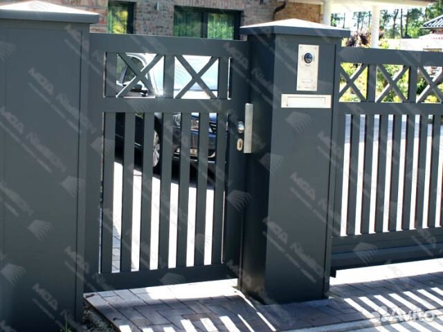 Забор металлический Классика