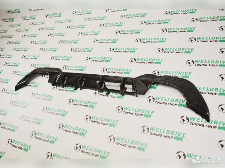 Диффузор задний BMW 3 G20 Agressor черный глянец