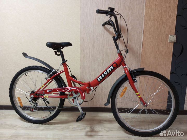 Отличный складной скоростной велосипед на 24