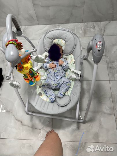 Детская качеля шезлонг