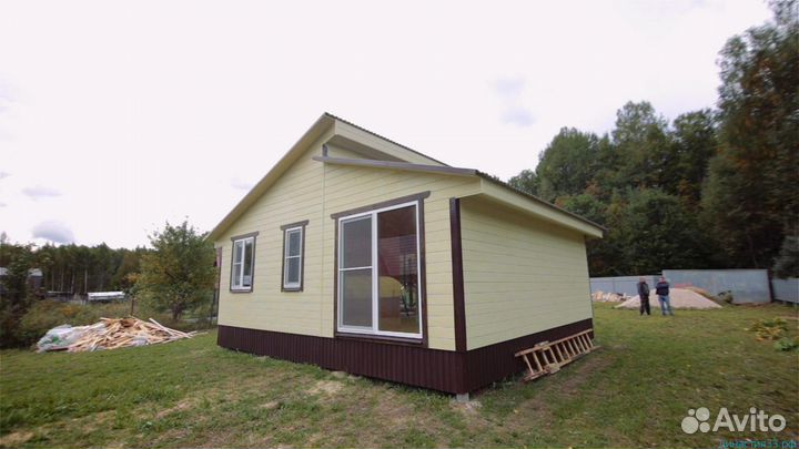 Каркасный дачный домик 7 на 7