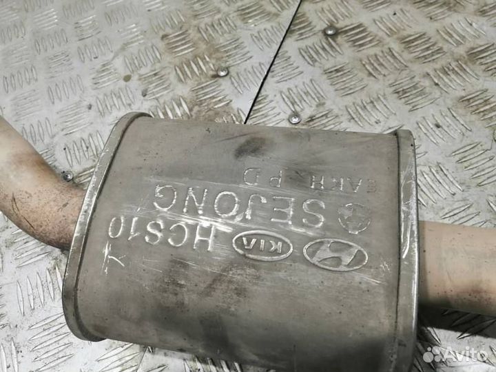 Глушитель средняя часть Kia Rio 4, Solaris 1-2