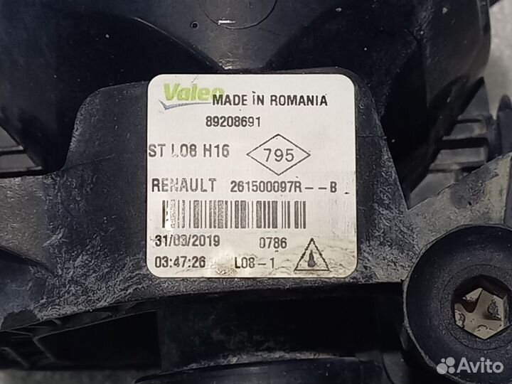 Птф Renault Sandero 2 Рестайл (2018 - нв)