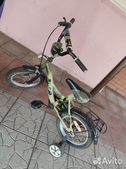 Детский велосипед+коляска