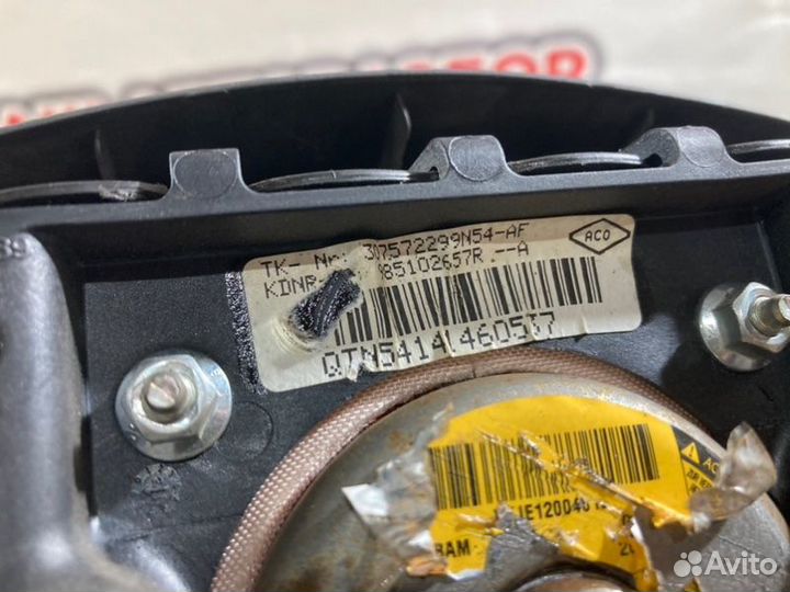 Подушка безопасности в руль Renault Duster 2014