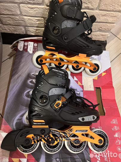 Роликовые коньки детские с защитой