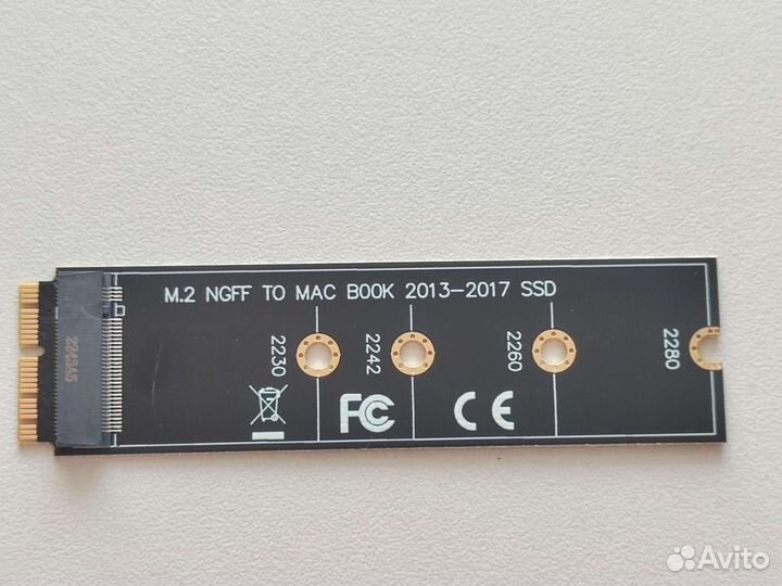 Адаптер переходник для SSD m.2 NVMe iMac и MacBook