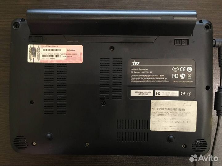 Ноутбук iRU Intro 103 (Atom N455/2Gb/160Gb), Торг