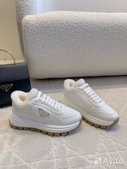 Кеды зимние женские prada