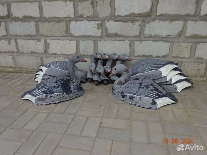 Чучела гусей для охоты бу