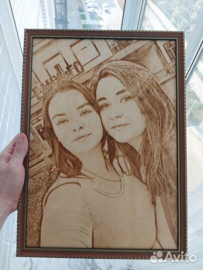 Выжигание по дереву картин и портретов