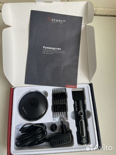 Машинка для стрижки окантовочная dewal black mini