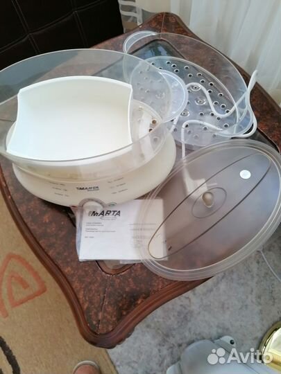 Пароварка электрическая marta, новая