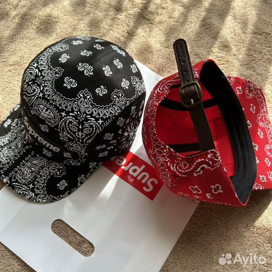 Кепка Supreme Bandana Camp Cap