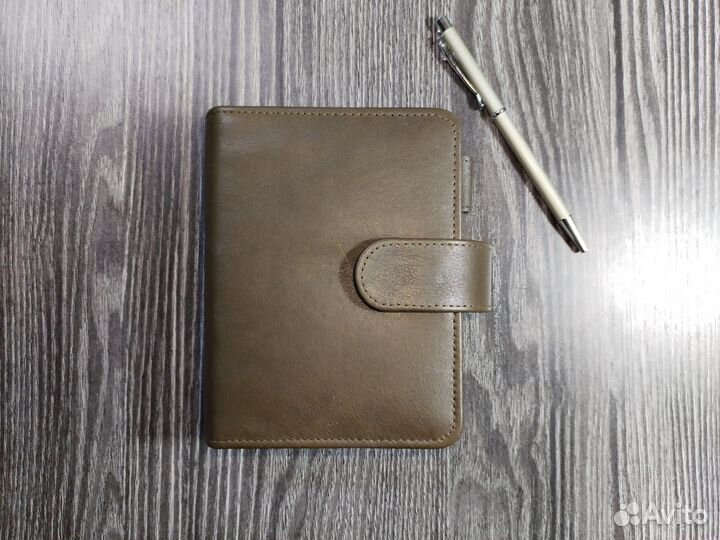 Ежедневник блокнот из натуральной кожи А7