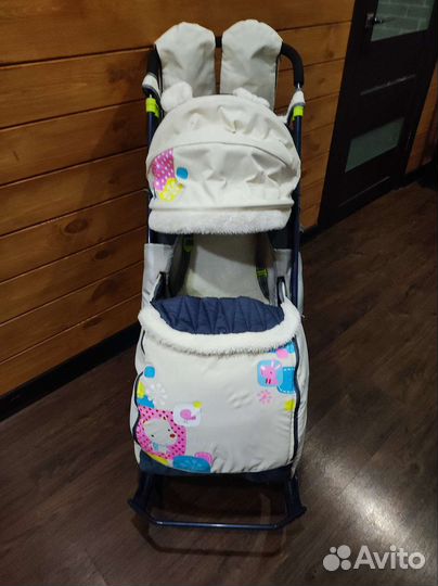 Детские санки коляска