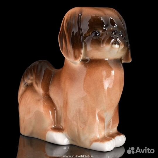 Керамика статуэтка Пекинес