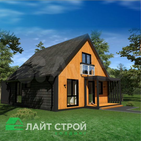 Дом 109,1 м² на участке 13 сот.