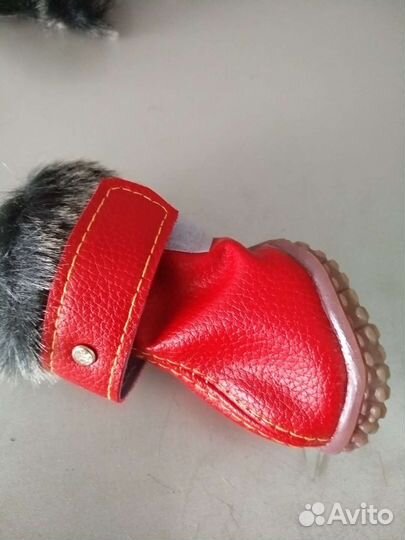 Зимние ботинки для собачки (размер 4) новые