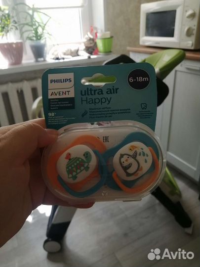 Пустышка avent 6 18