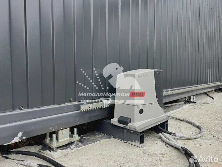 Откатные ворота с установкой. Гарантия