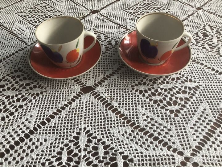 Чайные пары из СССР 2 штуки