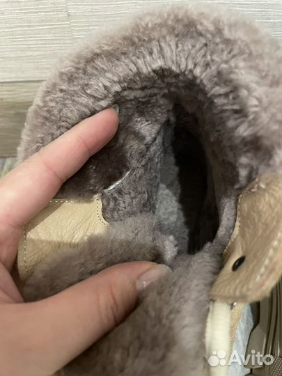 Ботинки зимние натуральная замша