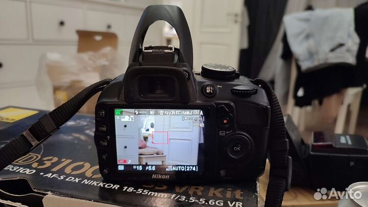 Зеркальный фотоаппарат nikon d3100