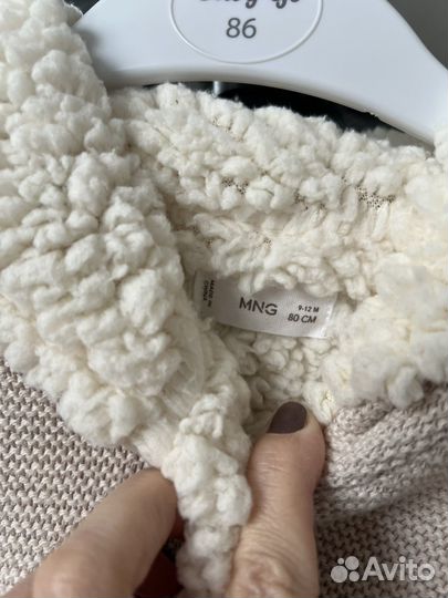 Теплая кофта кардиган mango 80