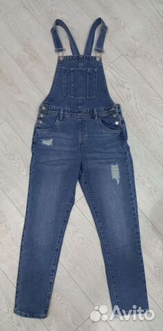 Джинсовый комбинезон