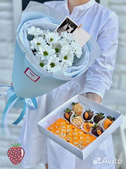 Сладкая клубника. Бельгийский шоколад