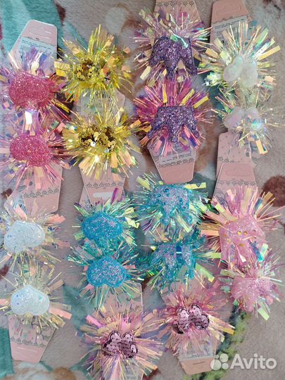 Аксессуары для волос, резинки, заколки, ободки