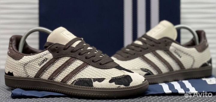 Новые кеды Adidas Samba x Notitle Cow Print