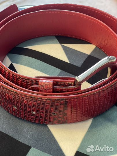 Ремень женский из кожи питона