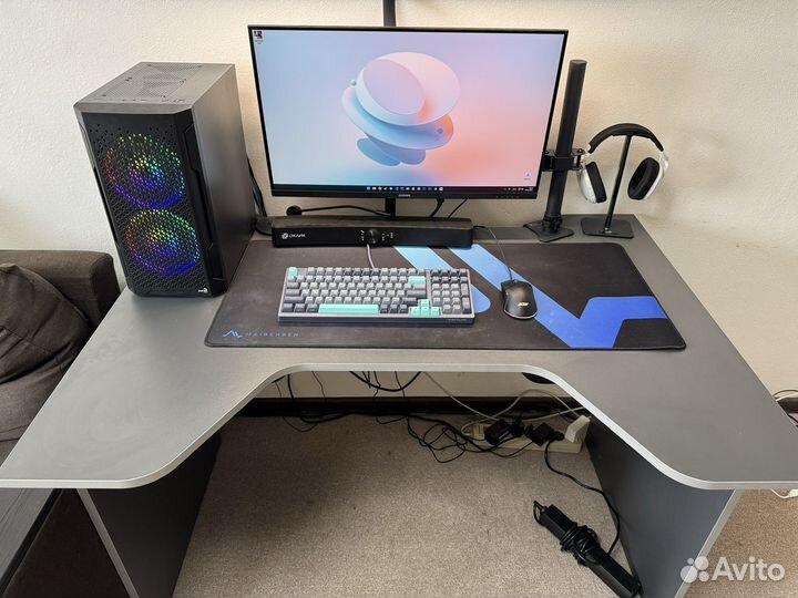 Стол компьютерный цвет графит