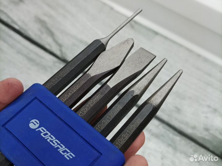 Набор зубил выклоток 5 предметов