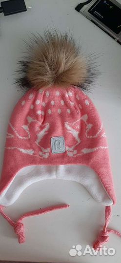 Шапка зимняя для девочки новая Reima