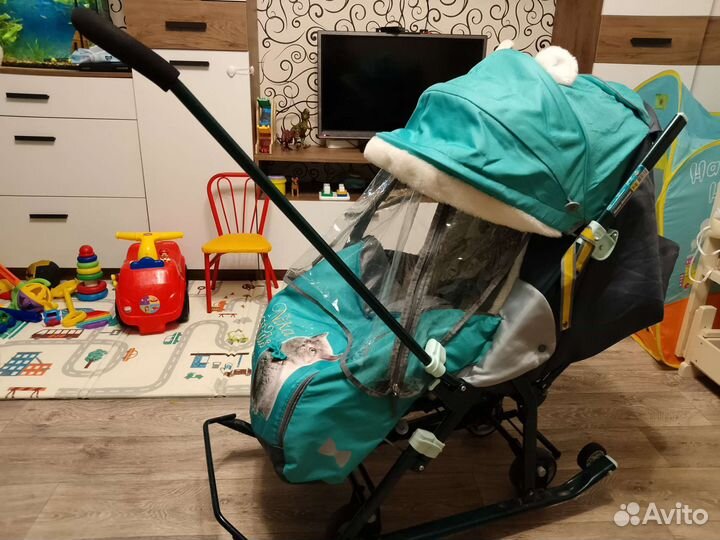 Коляска санки