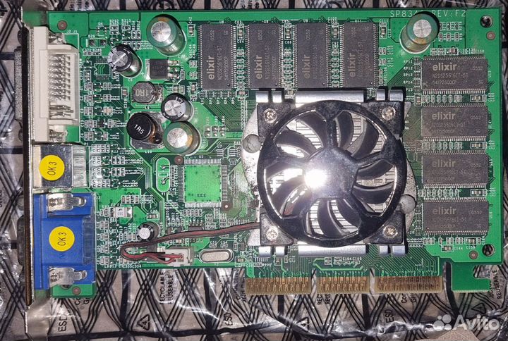 Олдовые AGP видяхи