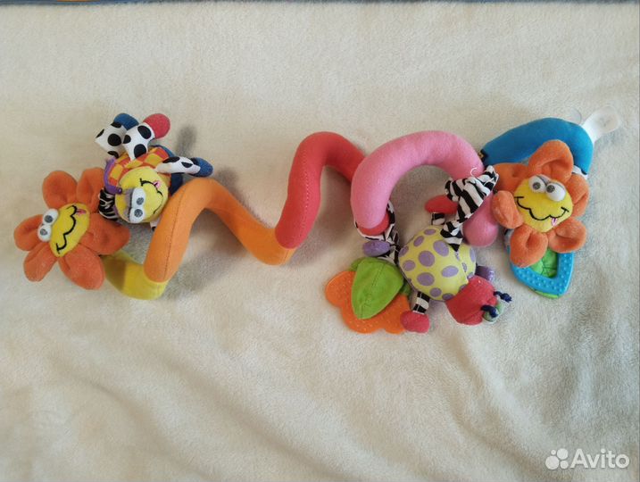 Развивающий коврик tiny love+ игрушки