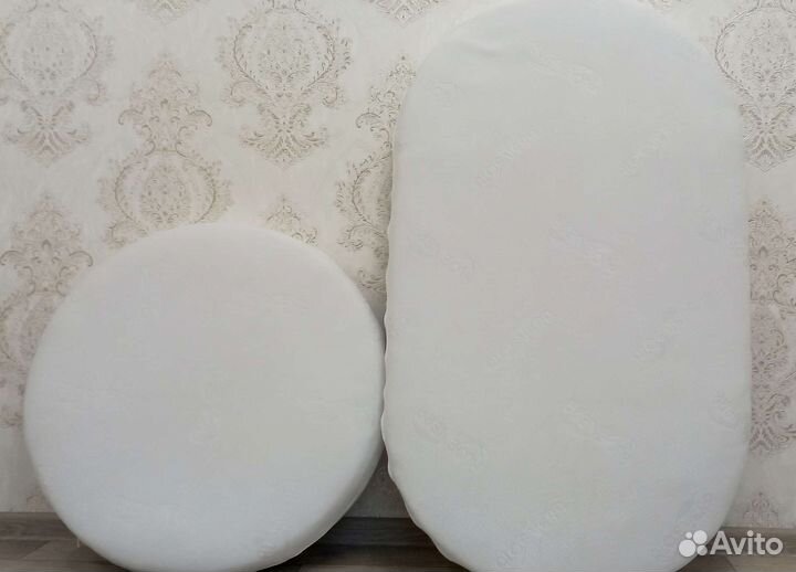 2 детских ортопедических матраса(круг+овал)