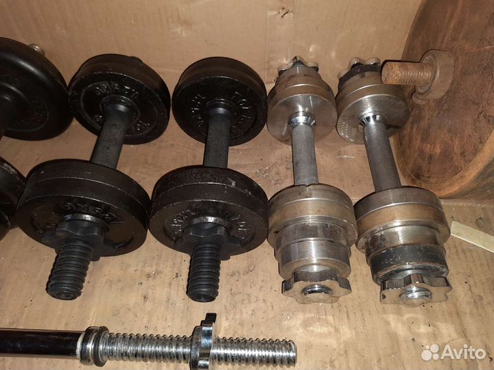 Гиря, гантеля, блины, гриф