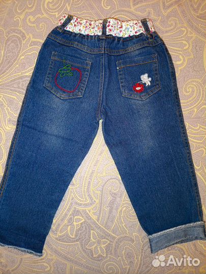 Джинсы для девочки 86