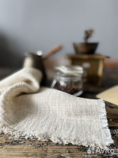 Набор салфеток из конопляного муслина
