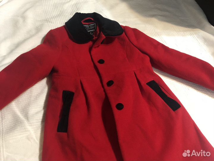 Пальто для девочки 5-7