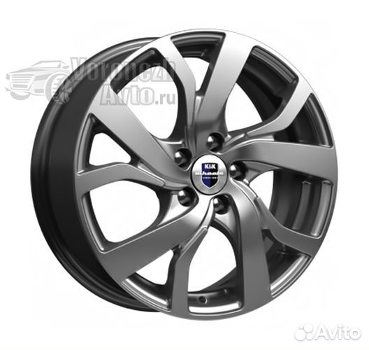 Диски K&K Палермо 6.5x16 5x105 ET39 DIA56.6 Дарк Платинум